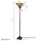 Hastings Home Hastings Home Tiffany Style Torchiere Floor Lamp 840165UNR - alternate 2